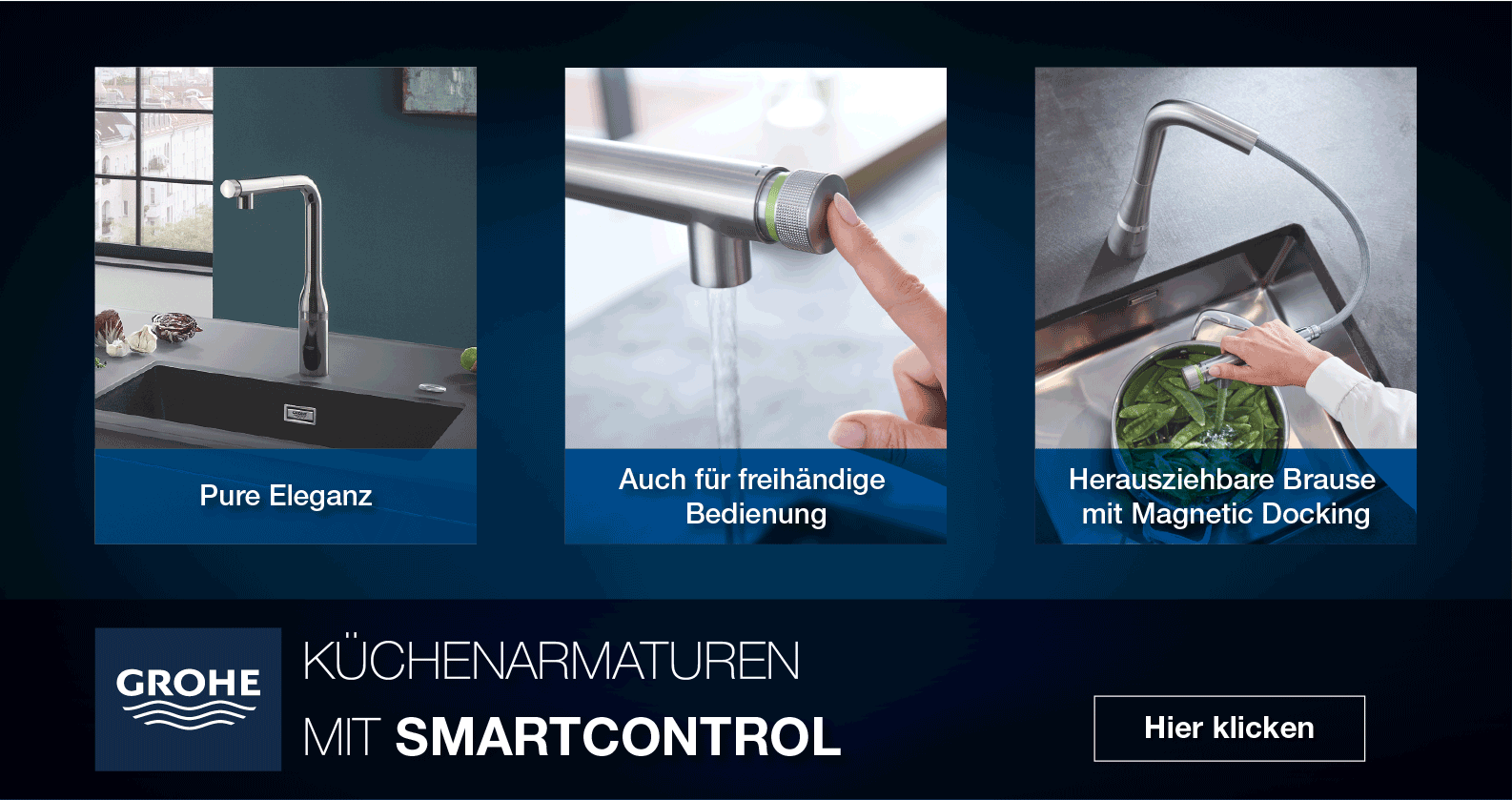 GROHE Küchenarmaturen mit SmartControl bei xTWOstore