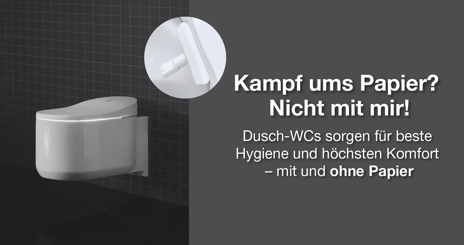 Dusch-WCs bei xTWOstore - Funktionieren auch ohne Papier