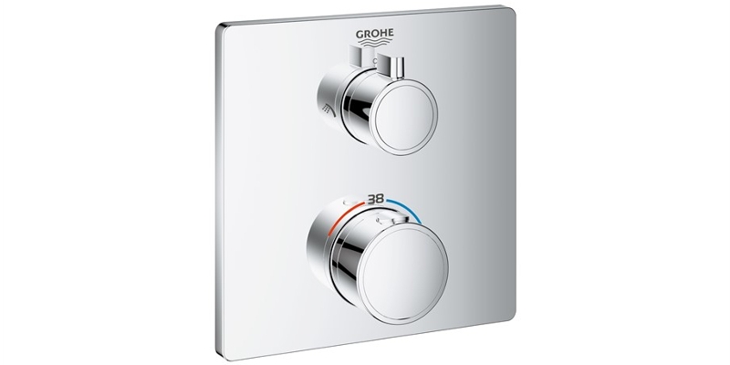 GROHE Thermostat Grohtherm eckig